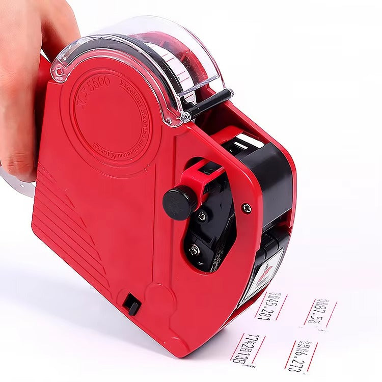 Premium Handheld Price Label Gun with 10 FREE Price Label Rolls & Ink Roller – Retail Pricing Machine