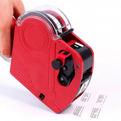 Premium Handheld Price Label Gun with 10 FREE Price Label Rolls & Ink Roller – Retail Pricing Machine