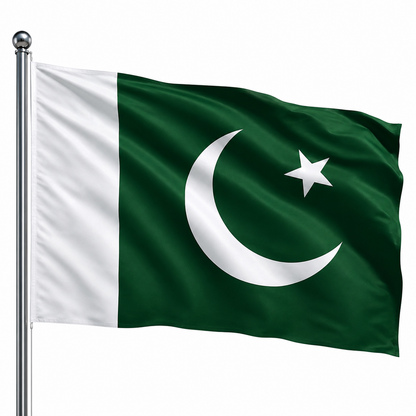 Pakistan Flag – Premium Quality Outdoor & Indoor Flag (Multiple Sizes)