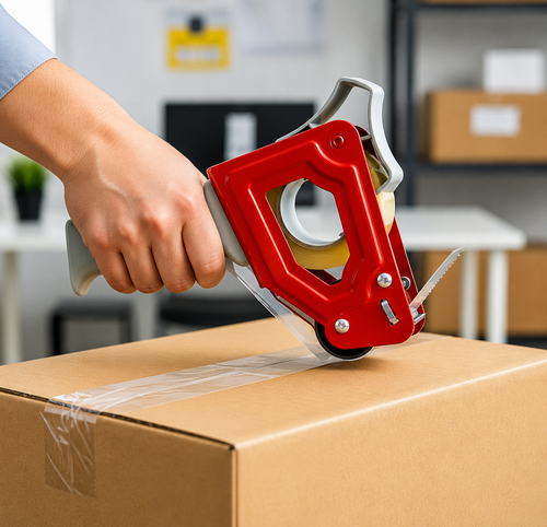 DL 15002 Handheld Tape Cutter / Dispenser - Heavy Duty Packing Tape Gun