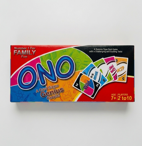 ONO Card Game Set – Family Night Matching & Action Card Game (Ages 7+)