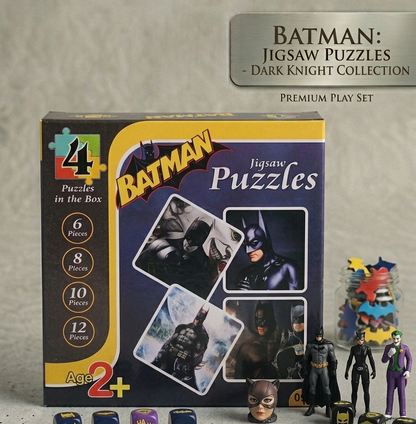 Premium 4-in-1 Jigsaw Puzzle Collection | Multiple Cartoon Characters