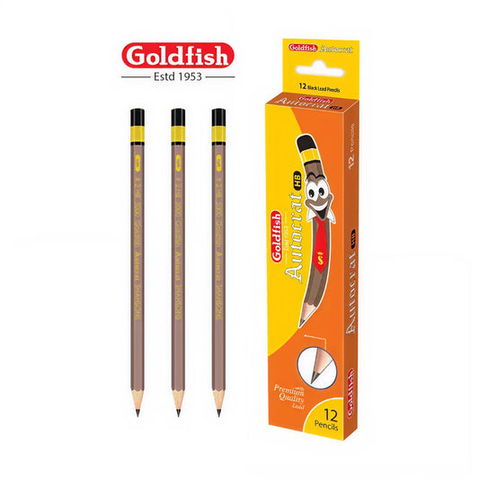 Goldfish Autocrat 12 Pcs HB Pencils - Image 1