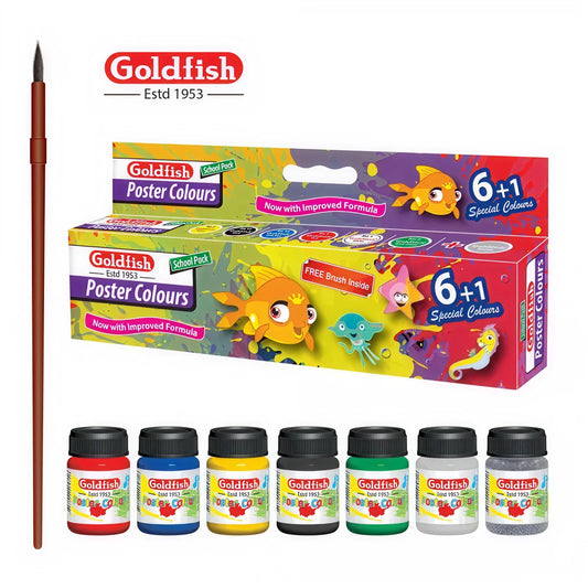 Goldfish Poster Color 6+1 - Image 1