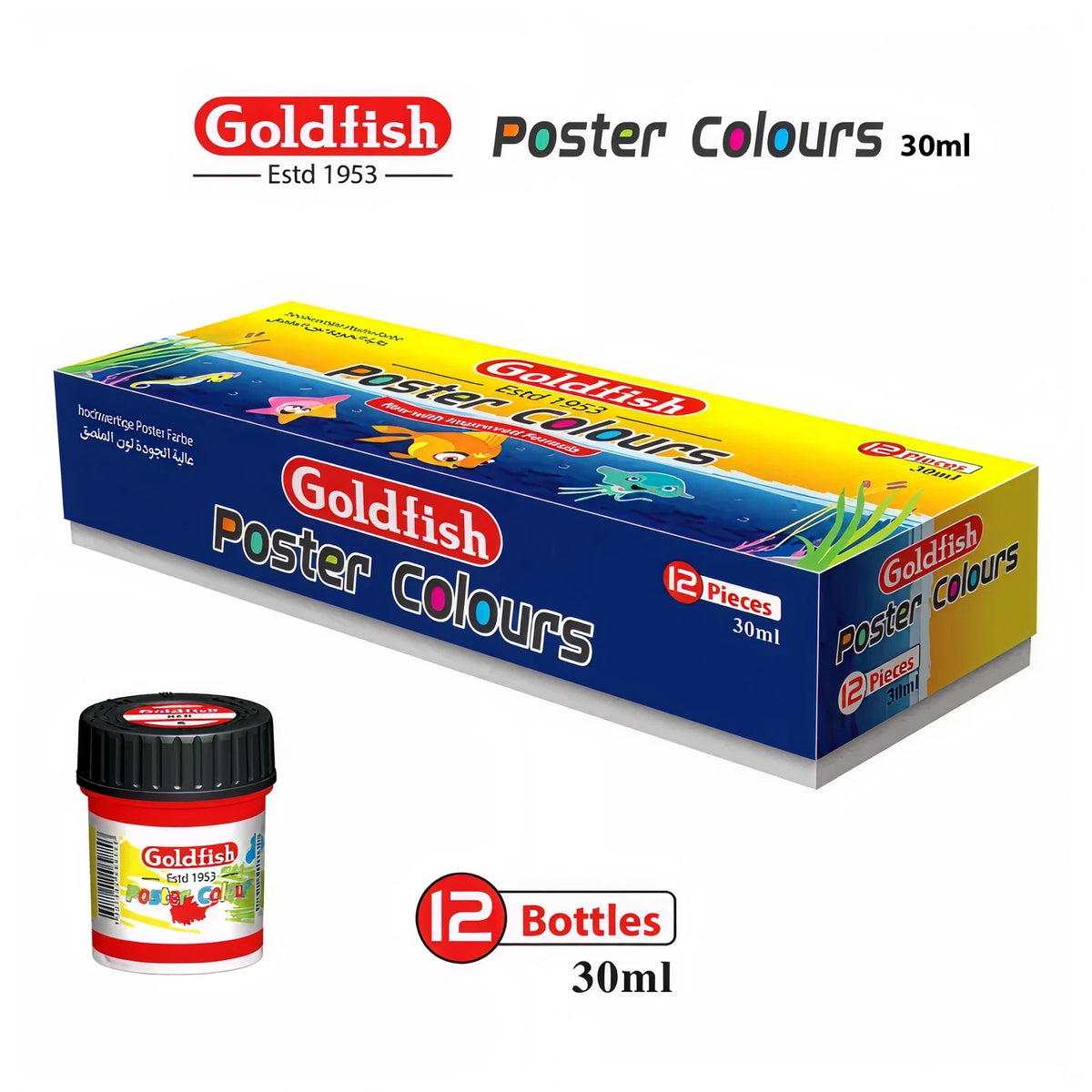 Goldfish Poster Color 30ml - front