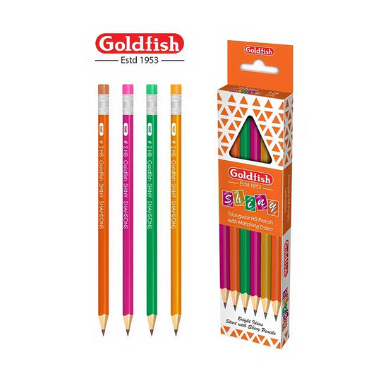 Goldfish Shiny HB Pencils Cardboard - Image 1