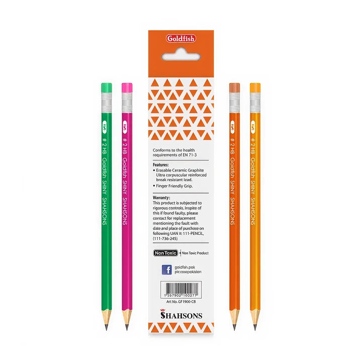 Goldfish Shiny HB Pencils Cardboard - Image 2