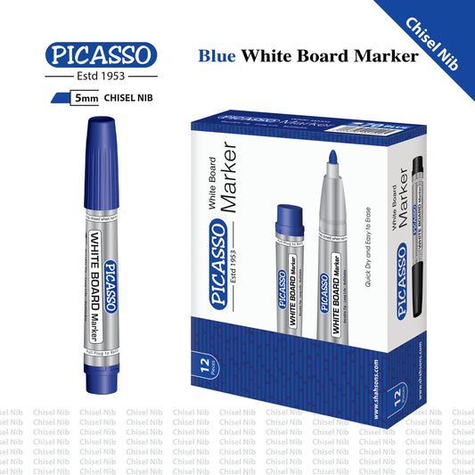 Picasso W/Board Marker Chisel Nib - Blue