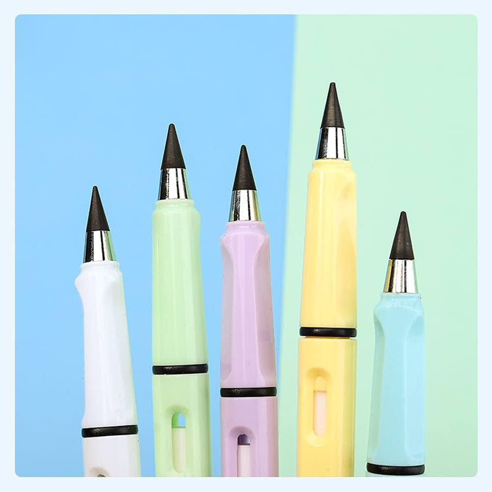 Everlasting Inkless Metal Pencil – Infinite Writing Eternal Pencil | Reusable HB Pencil for Students, Artists & Office\