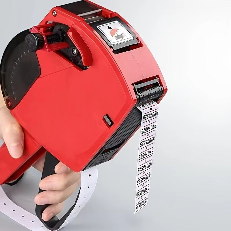 Premium Handheld Price Label Gun with 10 FREE Price Label Rolls & Ink Roller – Retail Pricing Machine